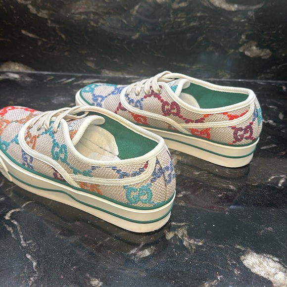 Gucci Sneakers Size 38.5 - PERFECT CONDITION - Pyschedelic Mini GG Multicolor - Picture 6 of 10